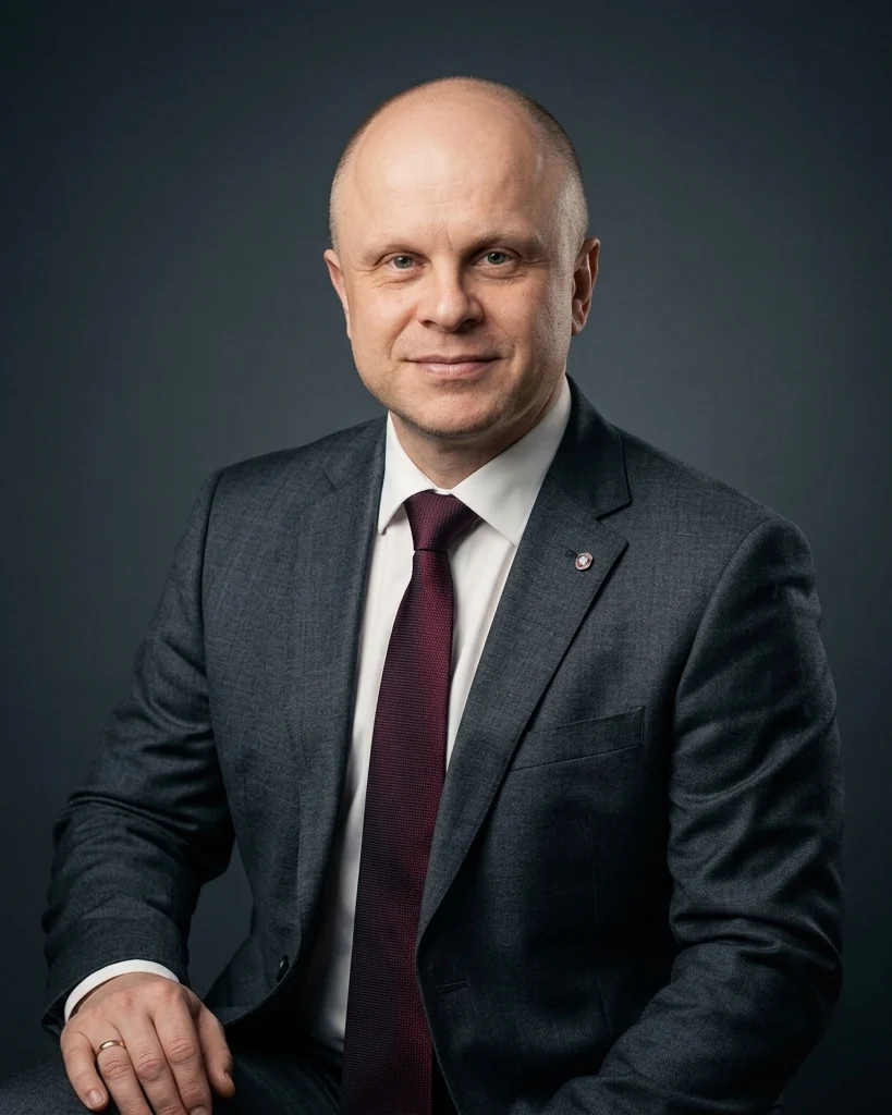 Дмитрий Точилов в кабинете